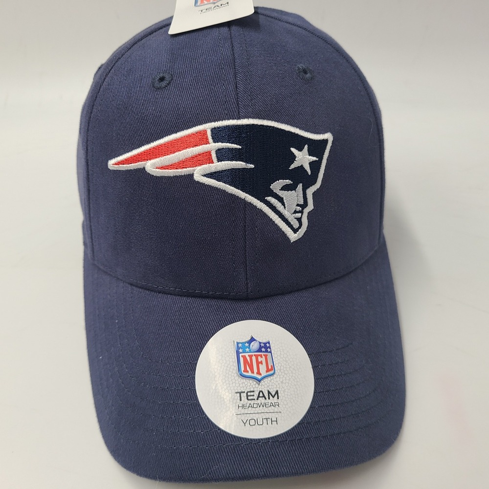 Youth New England Patriots Hat Adjustable NFL Team Apparel Blue Red NFL Football